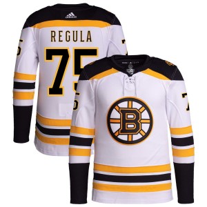 Alec Regula Boston Bruins adidas Away Primegreen Authentic Pro Jersey - White