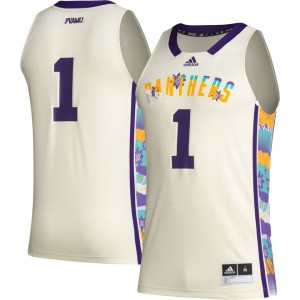 #1 Prairie View A&M Panthers adidas Honoring Black Excellence Basketball Jersey - Khaki