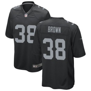 Brittain Brown Las Vegas Raiders Nike Game Jersey - Black