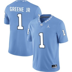 Andre Greene Jr North Carolina Tar Heels Jordan Brand NIL Replica Football Jersey - Carolina Blue