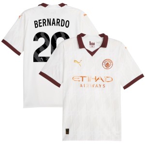 Bernardo Silva Bernardo  Manchester City Puma 2023/24 Away Replica Jersey - White