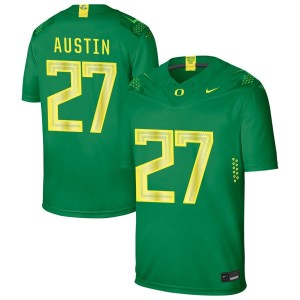 Daylen Austin Oregon Ducks Nike NIL Replica Football Jersey - Green