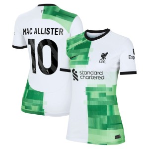 Alexis Mac Allister Liverpool Nike Women's 2023/24 Away Replica Player Jersey - White