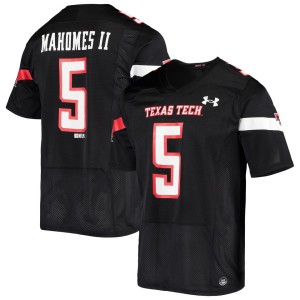 Patrick Mahomes Texas Tech Red Raiders Under Armour Team Replica Alumni Jersey - Black