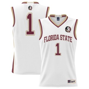 #1 Florida State Seminoles ProSphere Basketball Jersey - White