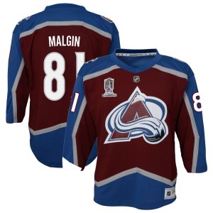 Denis Malgin Colorado Avalanche Youth Home 2022 Stanley Cup Champions Premier Jersey - Burgundy