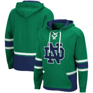 Notre Dame Fighting Irish Colosseum Lace Up 3.0 Pullover Hoodie - Green