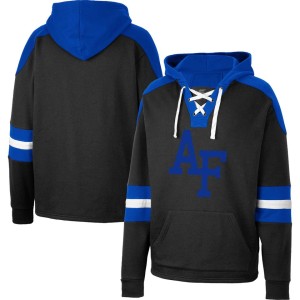 Air Force Falcons Colosseum Lace-Up 4.0 Pullover Hoodie - Black