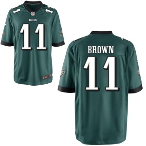 A.J. Brown Philadelphia Eagles Nike Youth Game Jersey - Midnight Green