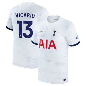 Guglielmo Vicario  Tottenham Hotspur Nike Home 2023/24 Replica Jersey - White