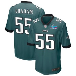 Brandon Graham Philadelphia Eagles Nike Super Bowl LVII Game Jersey - Midnight Green