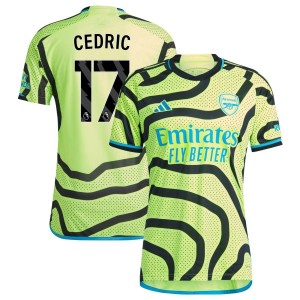 Cedric Soares Cedric  Arsenal adidas 2023/24 Away Replica Jersey - Yellow