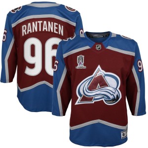 Mikko Rantanen Colorado Avalanche Youth Home 2022 Stanley Cup Champions Premier Player Jersey - Burgundy