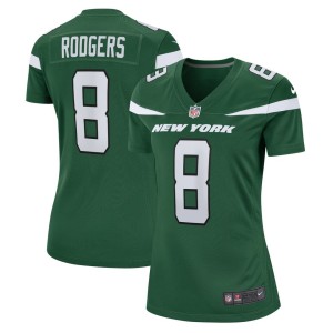 Aaron Rodgers New York Jets Nike Women's Game Jersey - Gotham Green