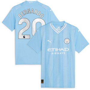 Bernardo Silva Manchester City Puma Women's 2023/24 Home Replica Player Jersey - Sky Blue