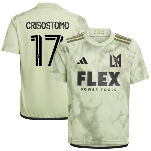 Daniel Crisostomo LAFC adidas Youth 2023 Smokescreen Replica Jersey - Green