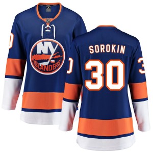 Ilya Sorokin New York Islanders Fanatics Branded Women's Home Breakaway Jersey - Blue