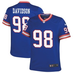D.J. Davidson New York Giants Nike Youth Classic Game Jersey - Royal