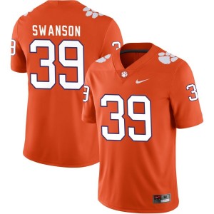 Aidan Swanson Clemson Tigers Nike NIL Replica Football Jersey - Orange