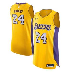 Men's Los Angeles Lakers Kobe Bryant #24 Classic Jersey Gold