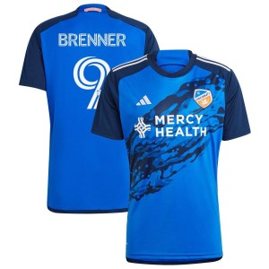 Brenner Brenner FC Cincinnati adidas 2023 River Kit Replica Jersey - Blue