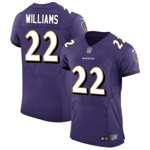 Damarion Williams Baltimore Ravens Nike Speed Machine Elite Jersey - Purple
