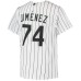 Boys' Grade School Eloy Jimenez Nike White Sox Alternate Replica Jersey - White