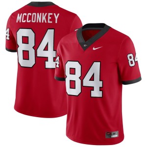 Ladd McConkey Georgia Bulldogs Nike NIL Football Game Jersey - Red