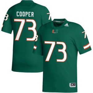 Anez Cooper Miami Hurricanes adidas NIL Replica Football Jersey - Green