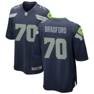 Anthony Bradford Seattle Seahawks Nike Game Jersey - College Navy