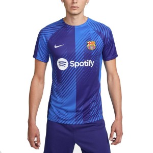 Barcelona Nike 2023/24 Academy Pro Pre-Match Top - Blue