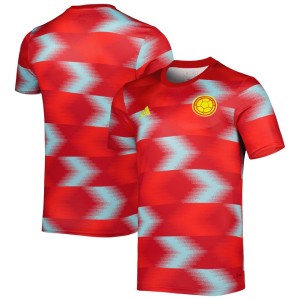 Colombia National Team adidas 2022 Pre-Match Top - Red