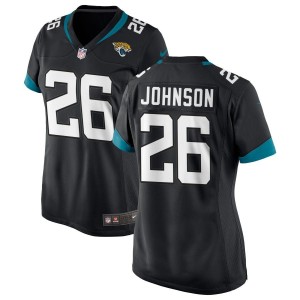 Antonio Johnson Jacksonville Jaguars Nike Women's Jersey - Black