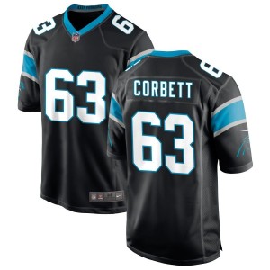 Austin Corbett Carolina Panthers Nike Game Jersey - Black