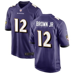 Anthony Brown Jr Baltimore Ravens Nike Game Jersey - Purple