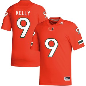 Nyjalik Kelly Miami Hurricanes adidas NIL Replica Football Jersey - Orange