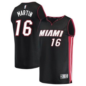 Caleb Martin Miami Heat Fanatics Branded Youth Fast Break Replica Jersey Black - Icon Edition