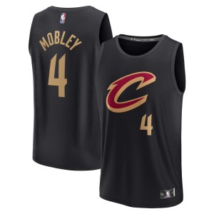 Evan Mobley Cleveland Cavaliers Fanatics Branded Youth 2021/22 Fast Break Player Jersey Black - Statement Edition