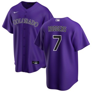 Brendan Rodgers Colorado Rockies Nike Alternate Replica Jersey - Purple