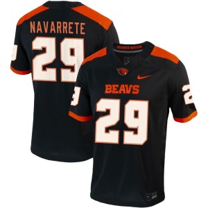 Dyontae Navarrete Oregon State Beavers Nike NIL Replica Football Jersey - Black
