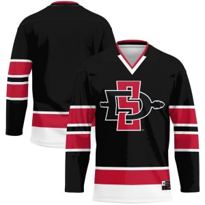 San Diego State Aztecs Hockey Jersey - Black