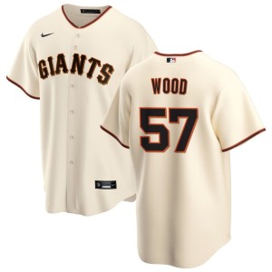 Alex Wood San Francisco Giants Nike Home Replica Jersey - Cream