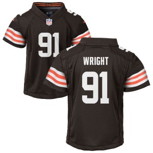 Alex Wright Nike Cleveland Browns Youth Game Jersey - Brown