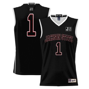 #1 Jackson State Tigers ProSphere Basketball Jersey - Black