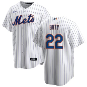 Brett Baty New York Mets Nike Youth Home Replica Jersey - White