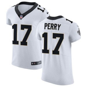 A.T. Perry New Orleans Saints Nike Vapor Untouchable Elite Jersey - White