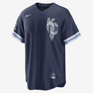 MLB Kansas City Royals City Connect (Bo Jackson) Men's Replica Baseball Jersey - Navy