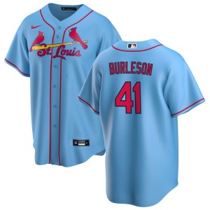 Alec Burleson St. Louis Cardinals Nike Alternate Replica Jersey - Light Blue