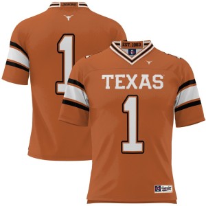 #1 Texas Longhorns ProSphere Youth Football Jersey - Texas Orange