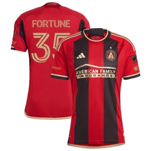 Ajani Fortune Atlanta United FC adidas 2023 The 17s' Kit Authentic Jersey - Black